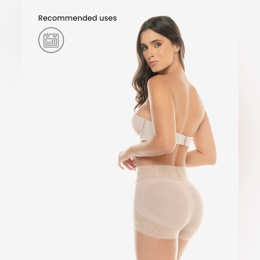 Colombian Lace butt lifter shaper short cachetero Style 211 bbl